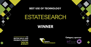 Best Use of Technology Winner at the 2021 British Wills and Probate Awards